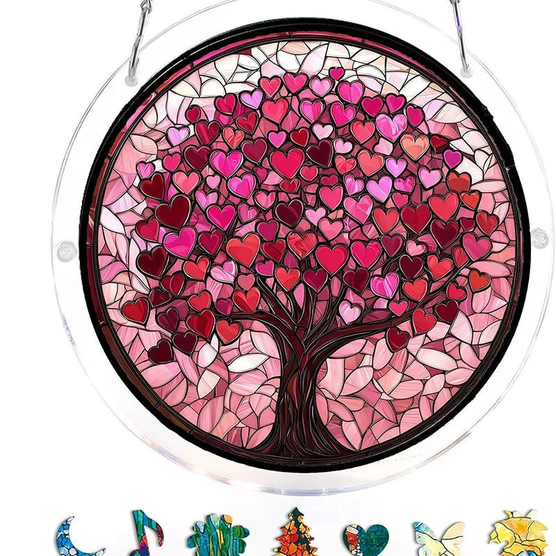 Sun Catcher | Shatterproof Acrylic & UV-Resistant | Ocean-Inspired Mosaic