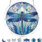 Sun Catcher | Shatterproof Acrylic & UV-Resistant | Ocean-Inspired Mosaic