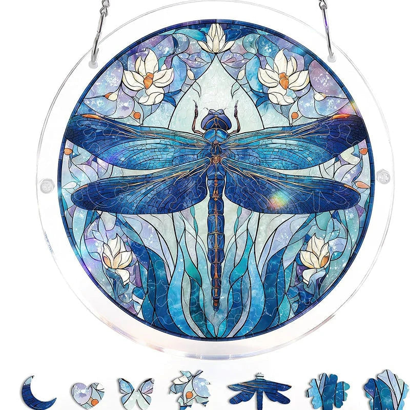 Sun Catcher | Shatterproof Acrylic & UV-Resistant | Ocean-Inspired Mosaic