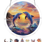 Sun Catcher | Shatterproof Acrylic & UV-Resistant | Ocean-Inspired Mosaic
