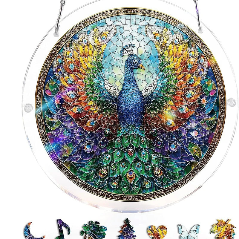 Sun Catcher | Shatterproof Acrylic & UV-Resistant | Ocean-Inspired Mosaic