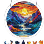 Sun Catcher | Shatterproof Acrylic & UV-Resistant | Ocean-Inspired Mosaic