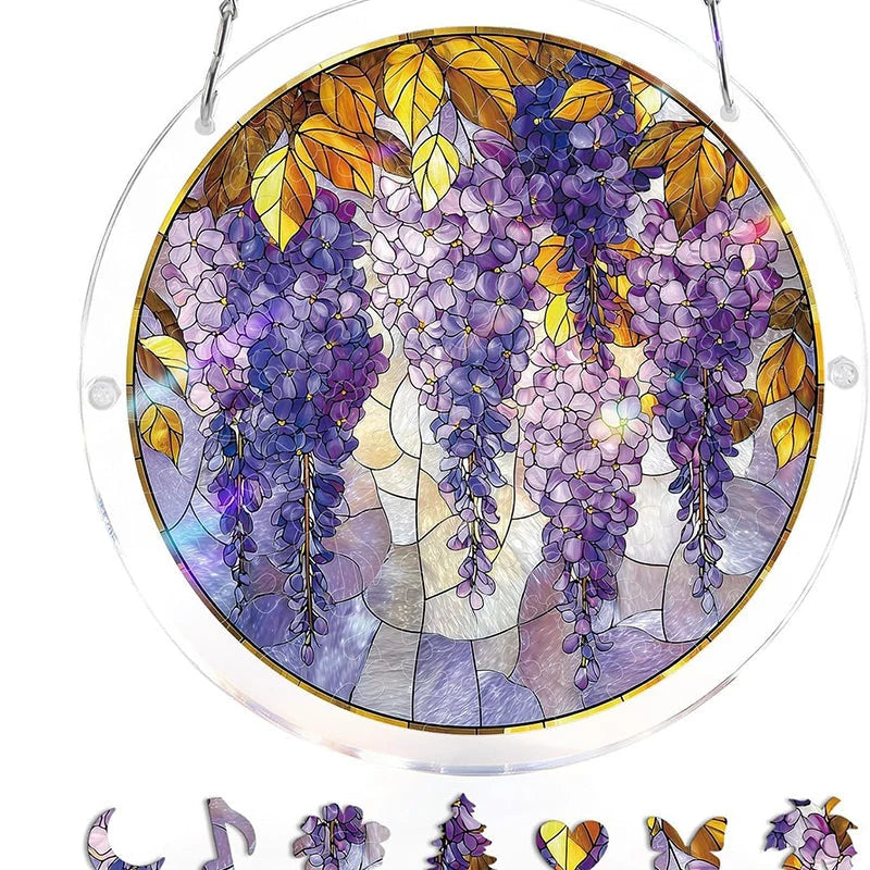 Sun Catcher | Shatterproof Acrylic & UV-Resistant | Ocean-Inspired Mosaic