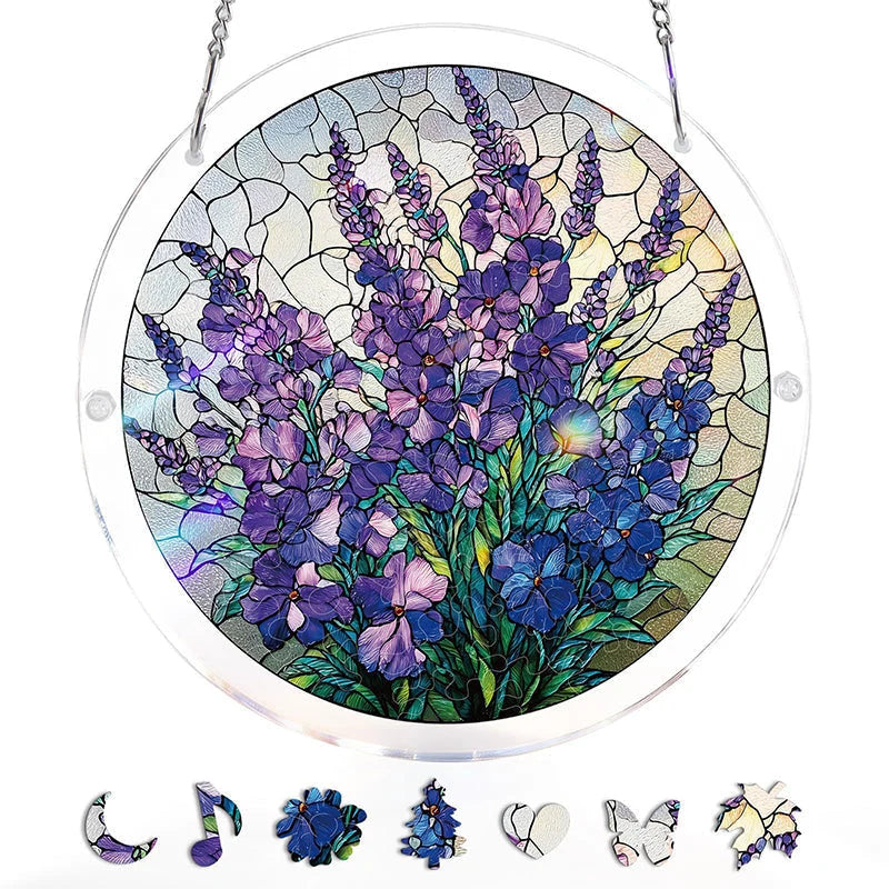 Sun Catcher | Shatterproof Acrylic & UV-Resistant | Ocean-Inspired Mosaic