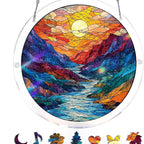 Sun Catcher | Shatterproof Acrylic & UV-Resistant | Ocean-Inspired Mosaic