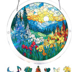 Sun Catcher | Shatterproof Acrylic & UV-Resistant | Ocean-Inspired Mosaic