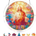Sun Catcher | Shatterproof Acrylic & UV-Resistant | Ocean-Inspired Mosaic