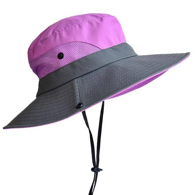 Sun Hat | UV Protection & Breathable | Foldable With Ponytail Opening