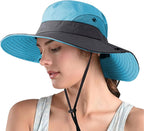 Sun Hat | UV Protection & Breathable | Foldable With Ponytail Opening
