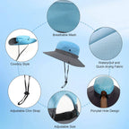 Sun Hat | UV Protection & Breathable | Foldable With Ponytail Opening