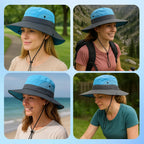 Sun Hat | UV Protection & Breathable | Foldable With Ponytail Opening