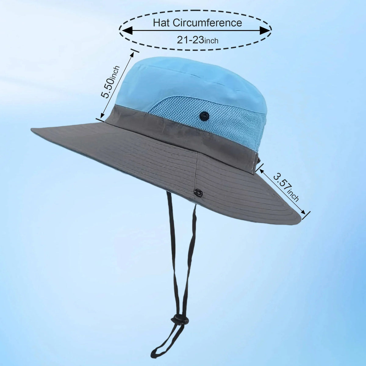 Sun Hat | UV Protection & Breathable | Foldable With Ponytail Opening