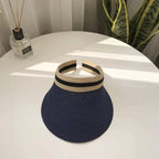 Sun Visor Hat | Straw Wide Brim & UV Protection