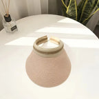 Sun Visor Hat | Straw Wide Brim & UV Protection