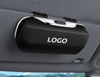 Sunglasses Case | Sun Visor Clip & One-Hand Opening | Microfiber Lined