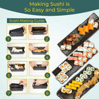 Sushi Making Kit | BPA-Free & Non-Stick Molds | 10-Piece Set