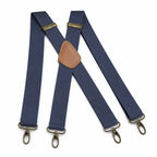 Suspenders | X-Back Adjustable & Lightweight | 4 Removable Clips