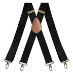 Suspenders | X-Back Adjustable & Lightweight | 4 Removable Clips