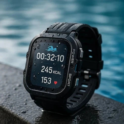 Swimming Smartwatch | Waterproof & Swim Fitness Tracking | 5ATM + IP69PX