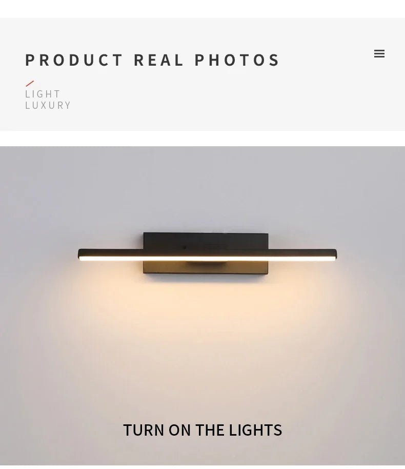 LED Wall Light | 330° Rotatable Beam | Selectable Color Temperature