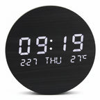 Table Clock | Minimalist Scandinavian LED Display | 19.5 cm