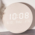 Table Clock | Minimalist Scandinavian LED Display | 19.5 cm