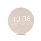 Table Clock | Minimalist Scandinavian LED Display | 19.5 cm