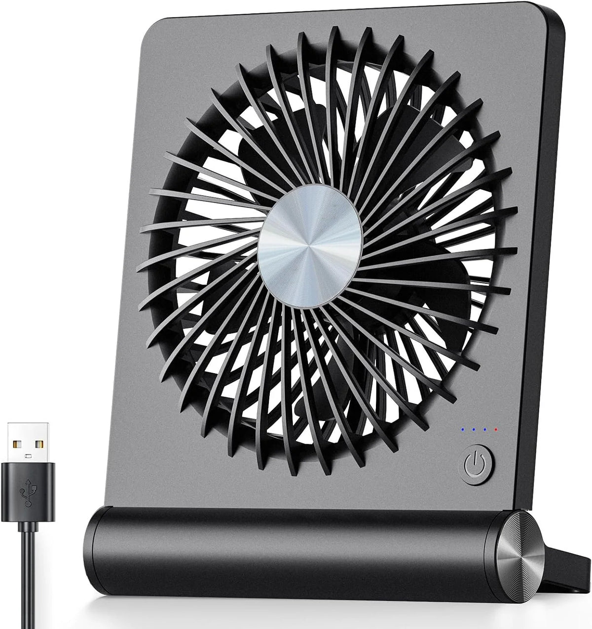 Table Fan | Ultra-Quiet & Compact | USB-Powered