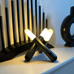 Table Lamp | Adjustable Three-Head & Rechargeable | Touch Control
