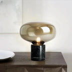 Table Lamp | Cut Glass & Metal Base | Dimmable