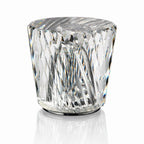 Table Lamp | Diamond-Cut Crystal Prism Shade & USB Rechargeable