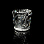 Table Lamp | Diamond-Cut Crystal Prism Shade & USB Rechargeable