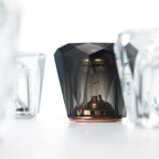 Table Lamp | Diamond-Cut Crystal Prism Shade & USB Rechargeable