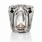 Table Lamp | Diamond-Cut Crystal Prism Shade & USB Rechargeable