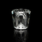 Table Lamp | Diamond-Cut Crystal Prism Shade & USB Rechargeable