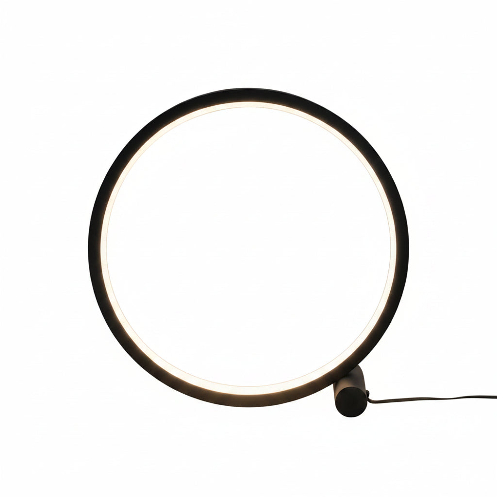 Table Lamp | Dimmable LED & Round Minimalist