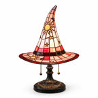Table Lamp | Handcrafted Stained Glass & USB-Powered | 35 cm