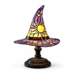 Table Lamp | Handcrafted Stained Glass & USB-Powered | 35 cm