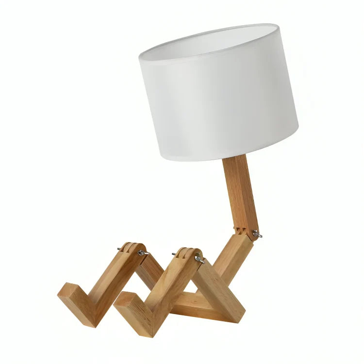 Table Lamp | Integrated Shelf & Adjustable Head