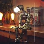 Table Lamp | Iron Pipe Robot Adjustable & Dimmable