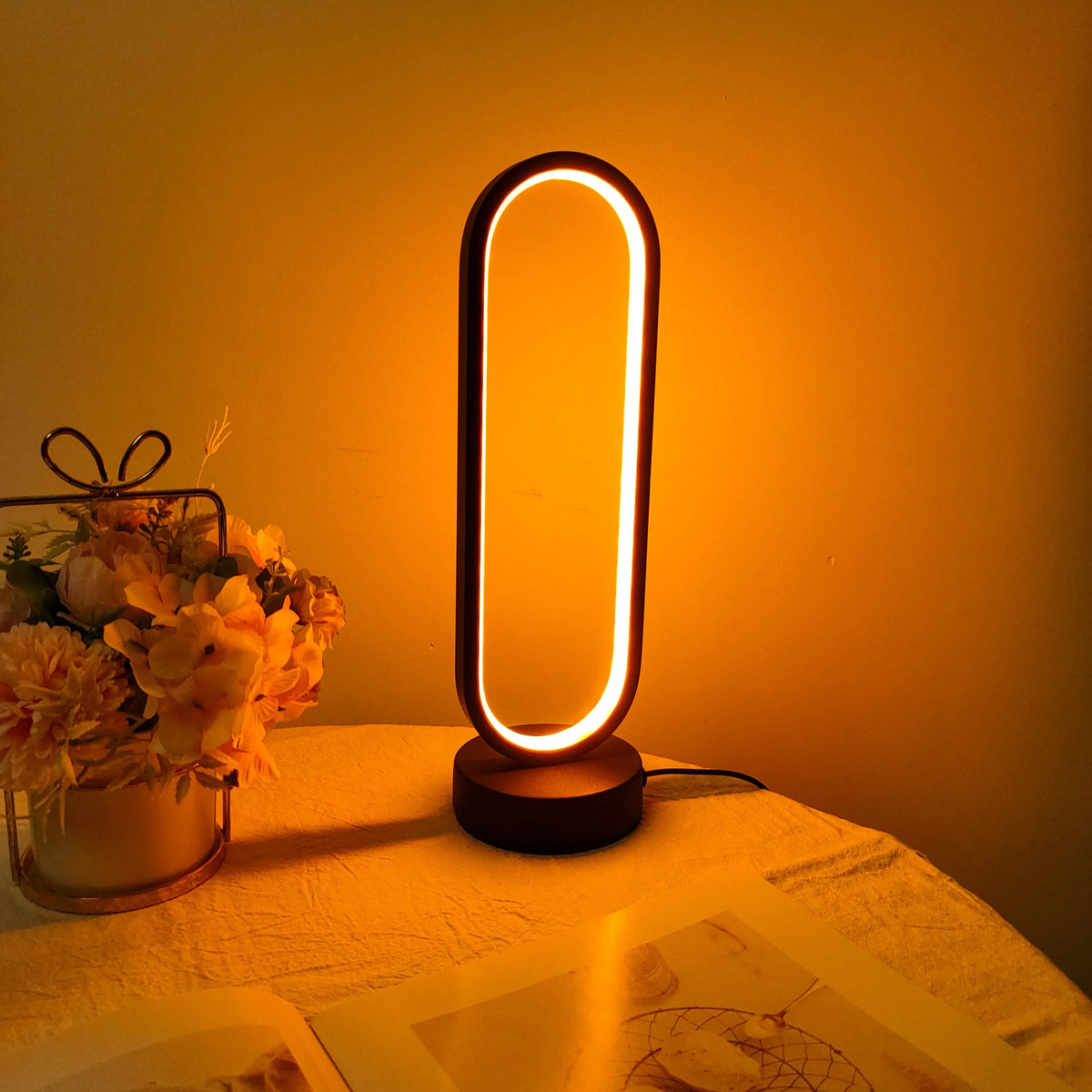 Table Lamp | LED Three-Color Dimming | Bedside Night Light