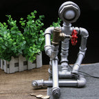 Table Lamp | Industrial Human-Figure Design | USB Rechargeable