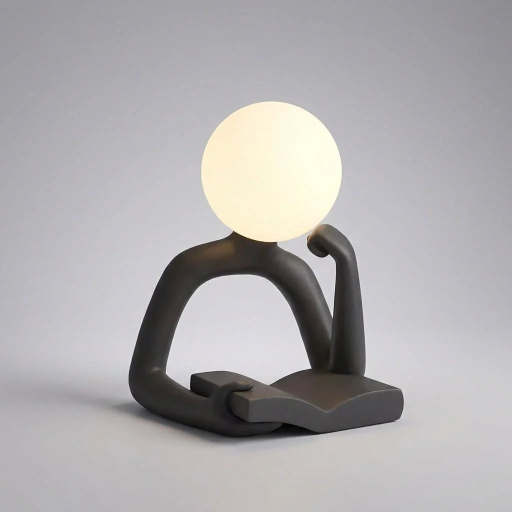 Table Lamp | Modern Sculptural Design | Premium Resin & USB-Powered