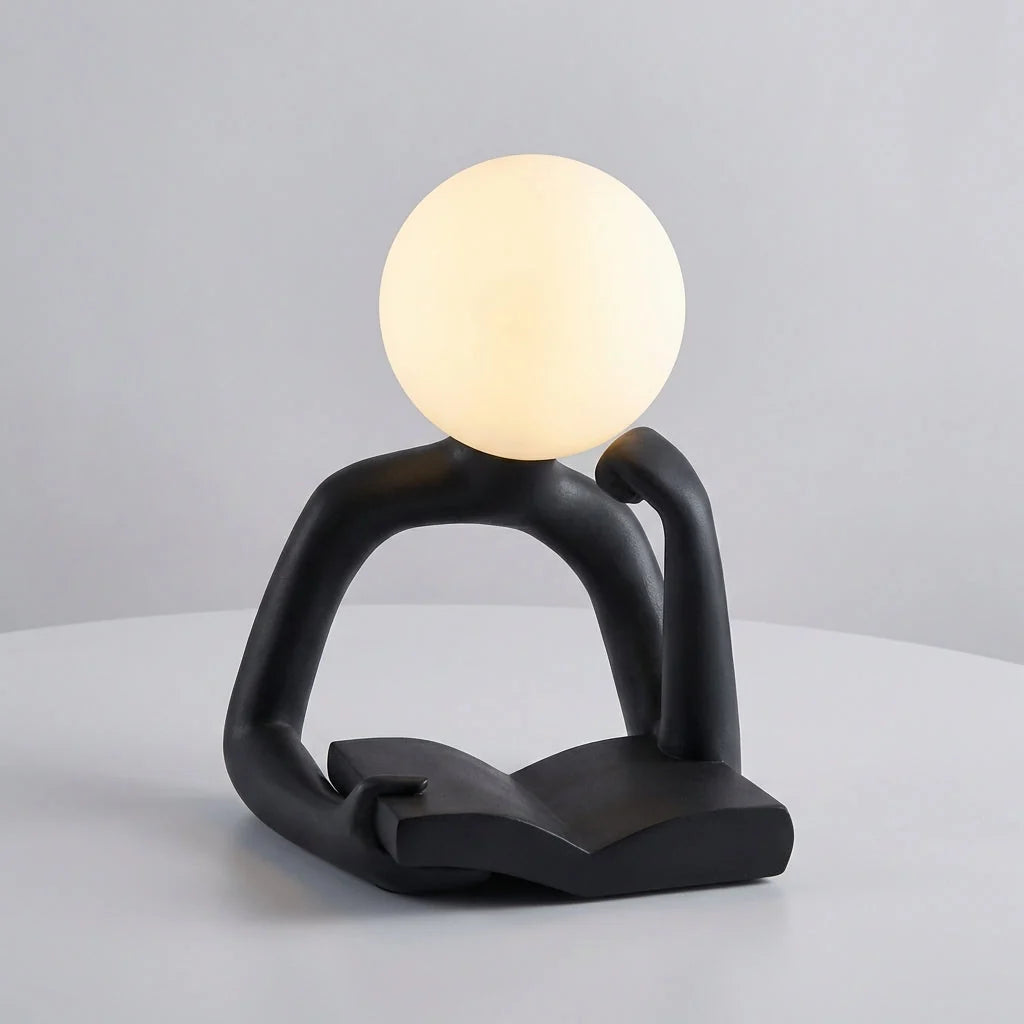 Table Lamp | Modern Sculptural Design | Premium Resin & USB-Powered