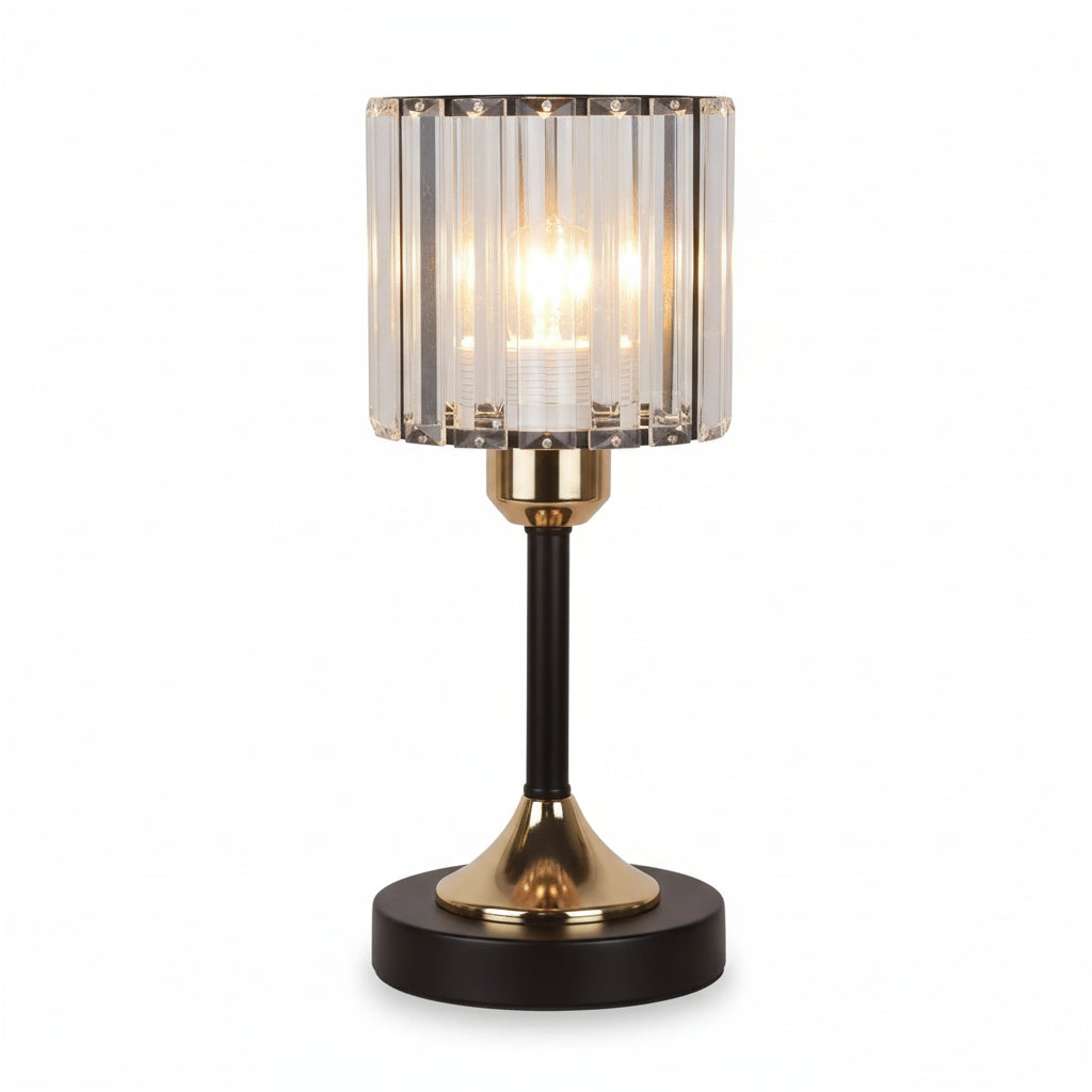 Table Lamp | Nordic Crystal & Warm Ambient Lighting | Round & Square Shades