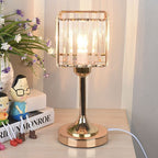 Table Lamp | Nordic Crystal & Warm Ambient Lighting | Round & Square Shades