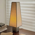 Table Lamp | Parchment Shade & Walnut Base