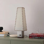 Table Lamp | Parchment Shade & Walnut Base