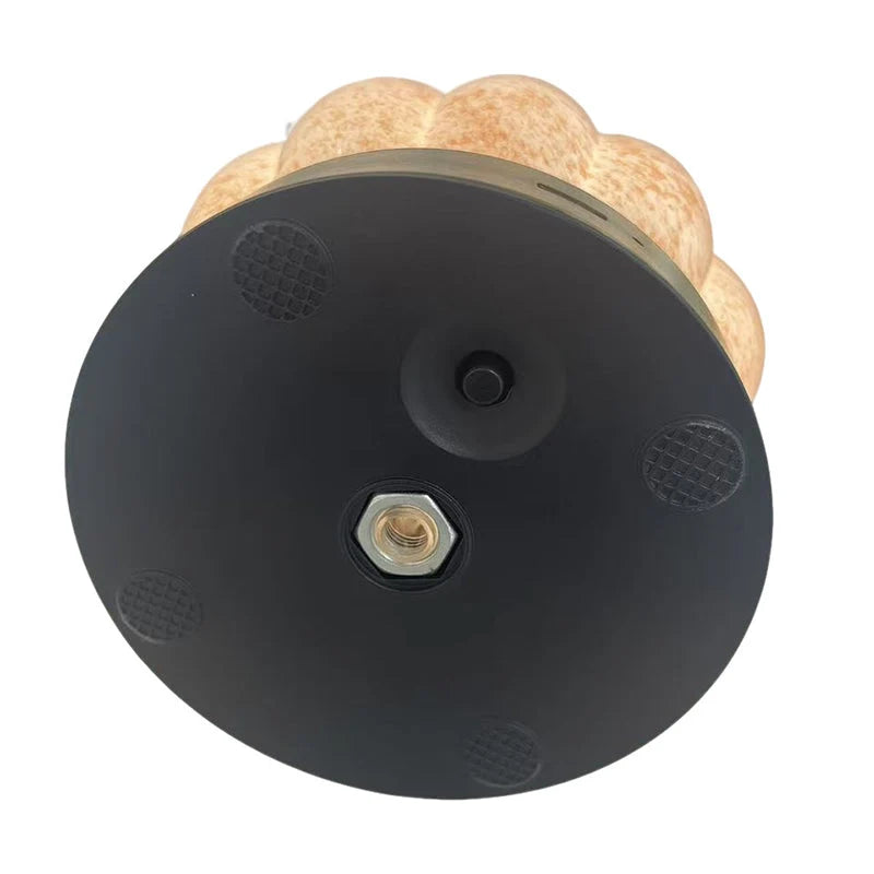 Table Lamp | Pumpkin-Shaped Glass & Touch Control | USB Powered