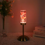Table Lamp | Real Preserved Flowers & Rechargeable